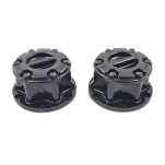 Suzuki SJ413 Samurai Vitara Alloy Manual Locking Free Wheeling Hubs - Black